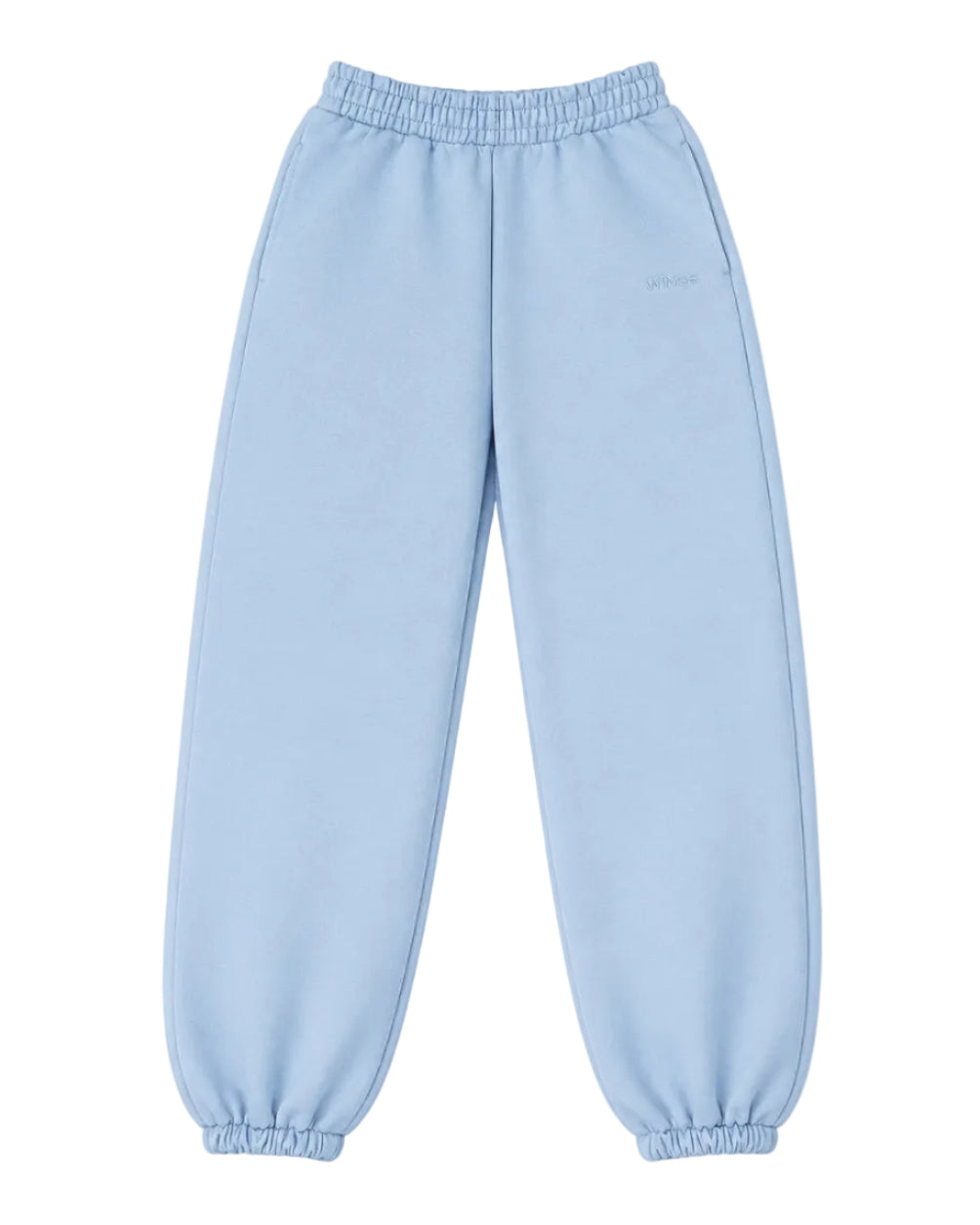 Damskie spodnie dresowe oversize UNLEASH WINGS PASTEL BLUE WINGS UNLEASH
