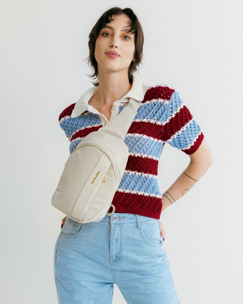 Crossbody taška KISKADEE BÉŽOVÁ