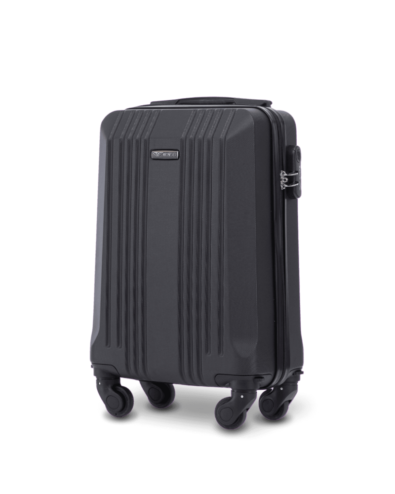 WINGS 18" KESTREL BLACK Carry-On Suitcase