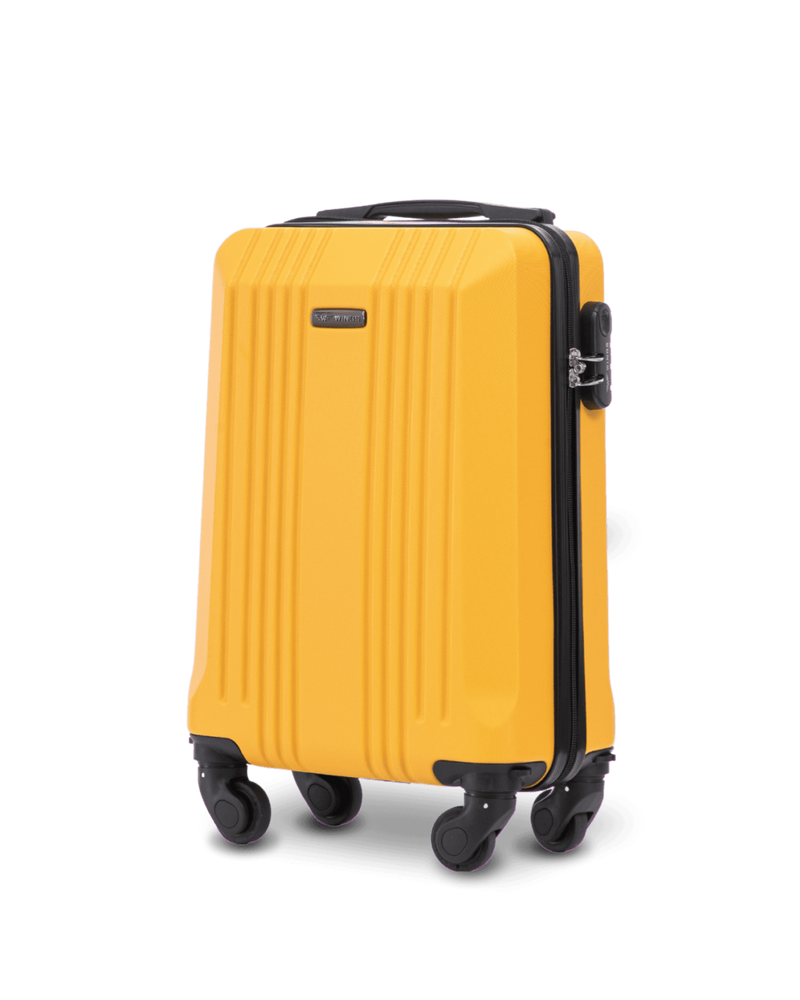 WINGS 18" KESTREL Yellow Carry-On Suitcase