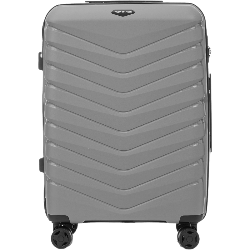 Среден куфар Wings PHOENIX 2.0 полипропилен 24" ТЪМНО СИВ