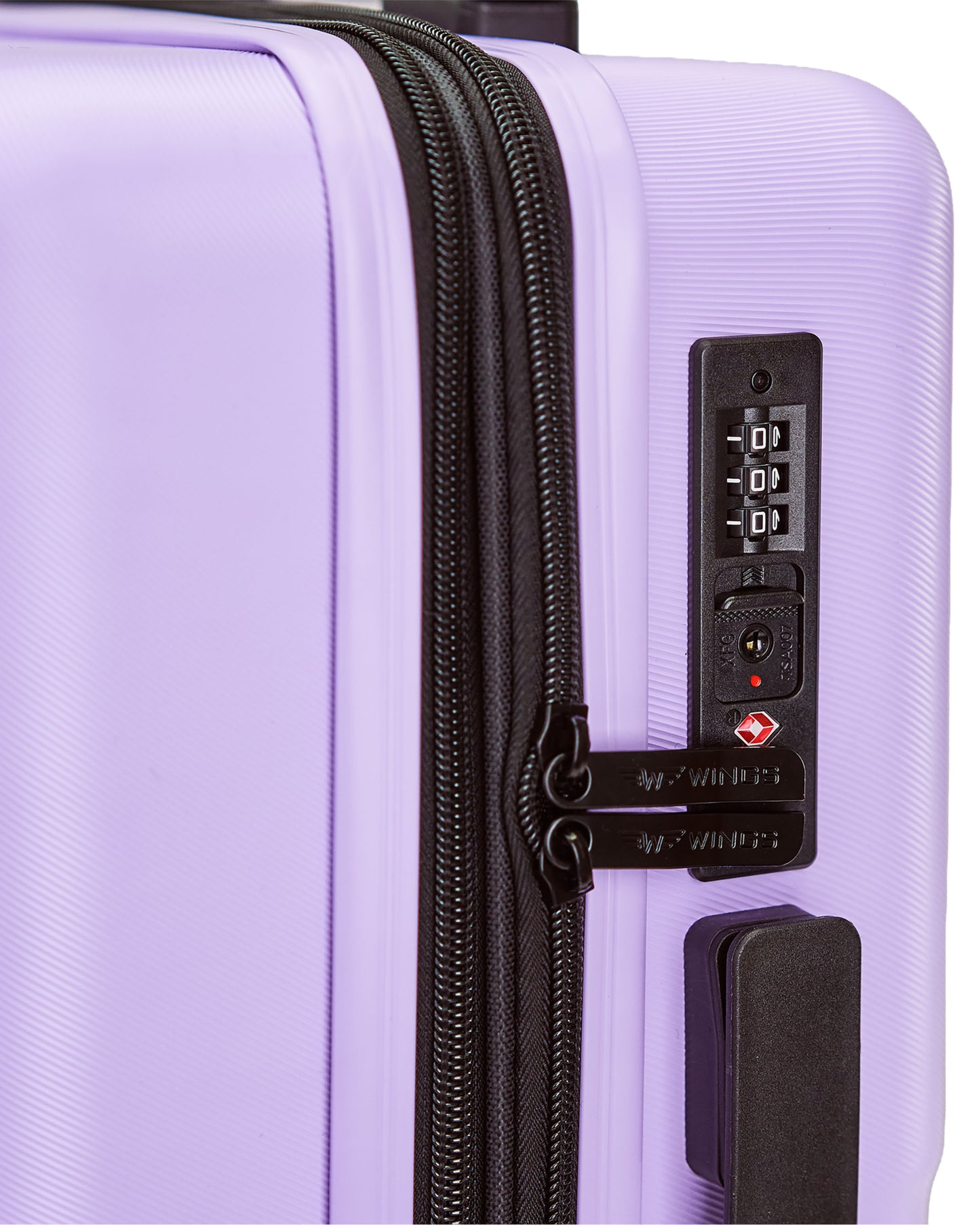 WINGS MAGPIE 20" CABIN SUITCASE WHITE PURPLE