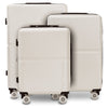 3-teiliges Kofferset Wings PC MAGPIE BEIGE mit Gummirollen