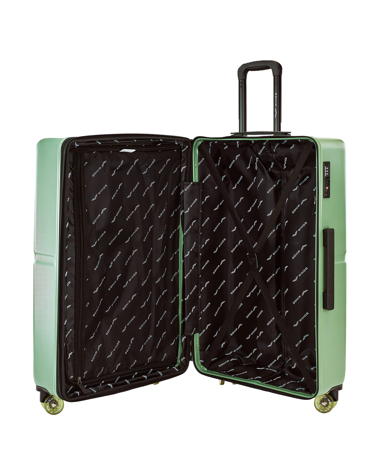 Großer Koffer WINGS MAGPIE 28" Armeegrün