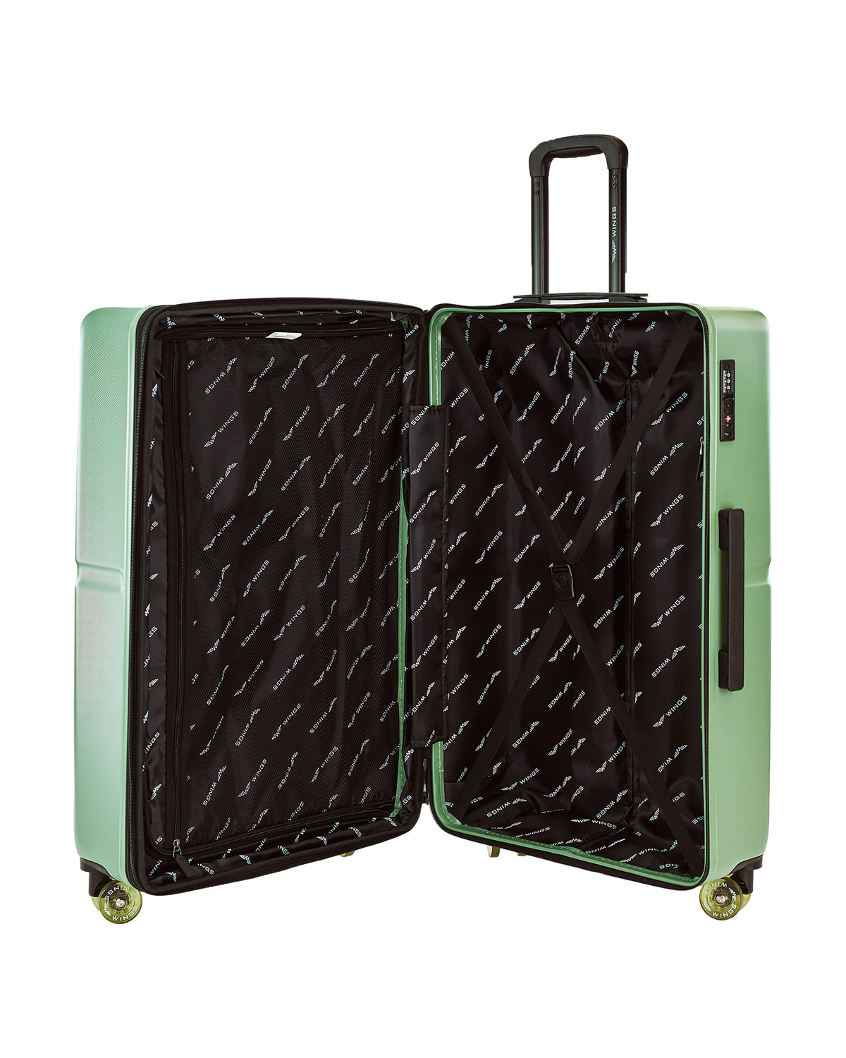 Großer Koffer WINGS MAGPIE 28" Armeegrün