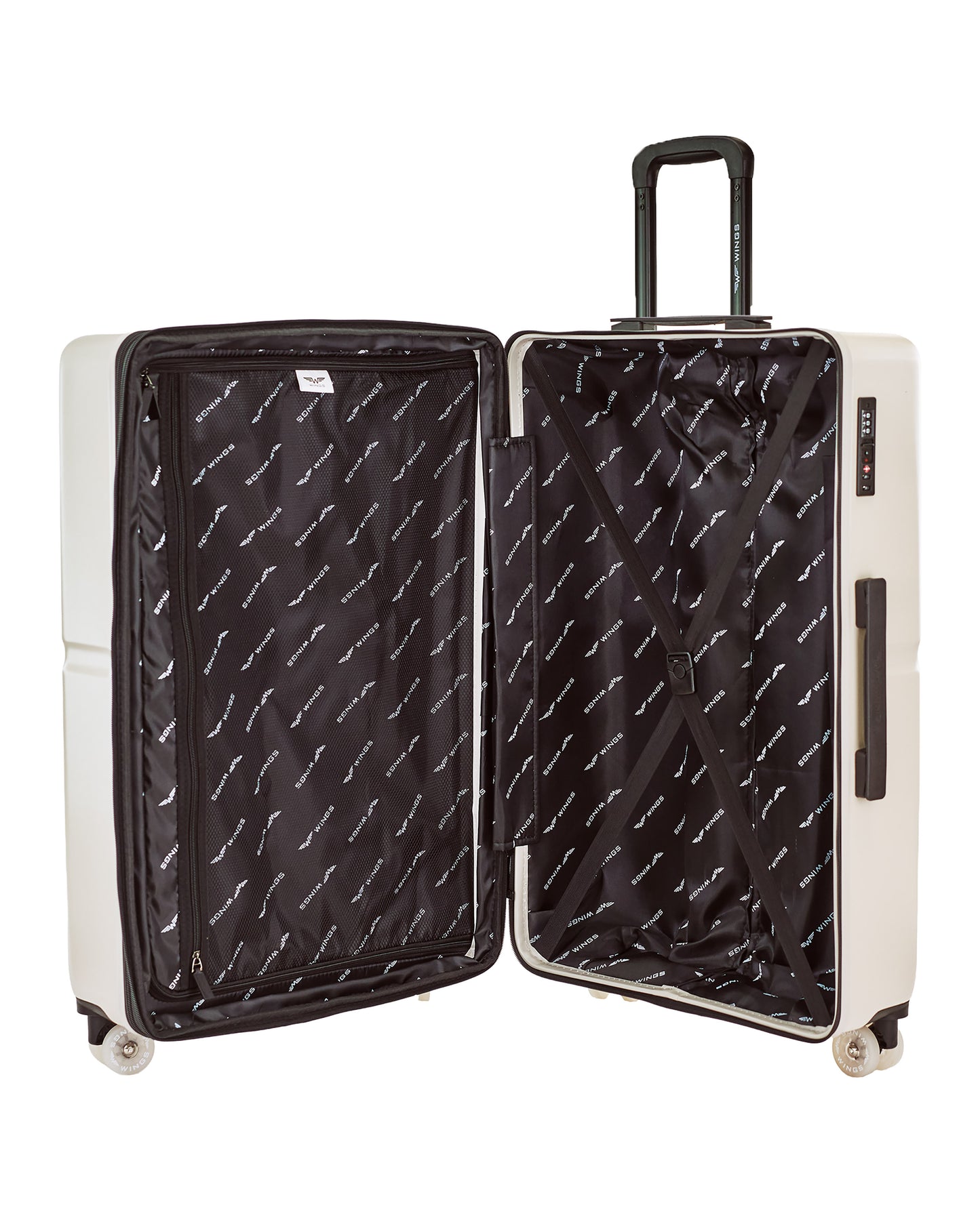 Nagy WINGS MAGPIE bőrönd 28" bézs