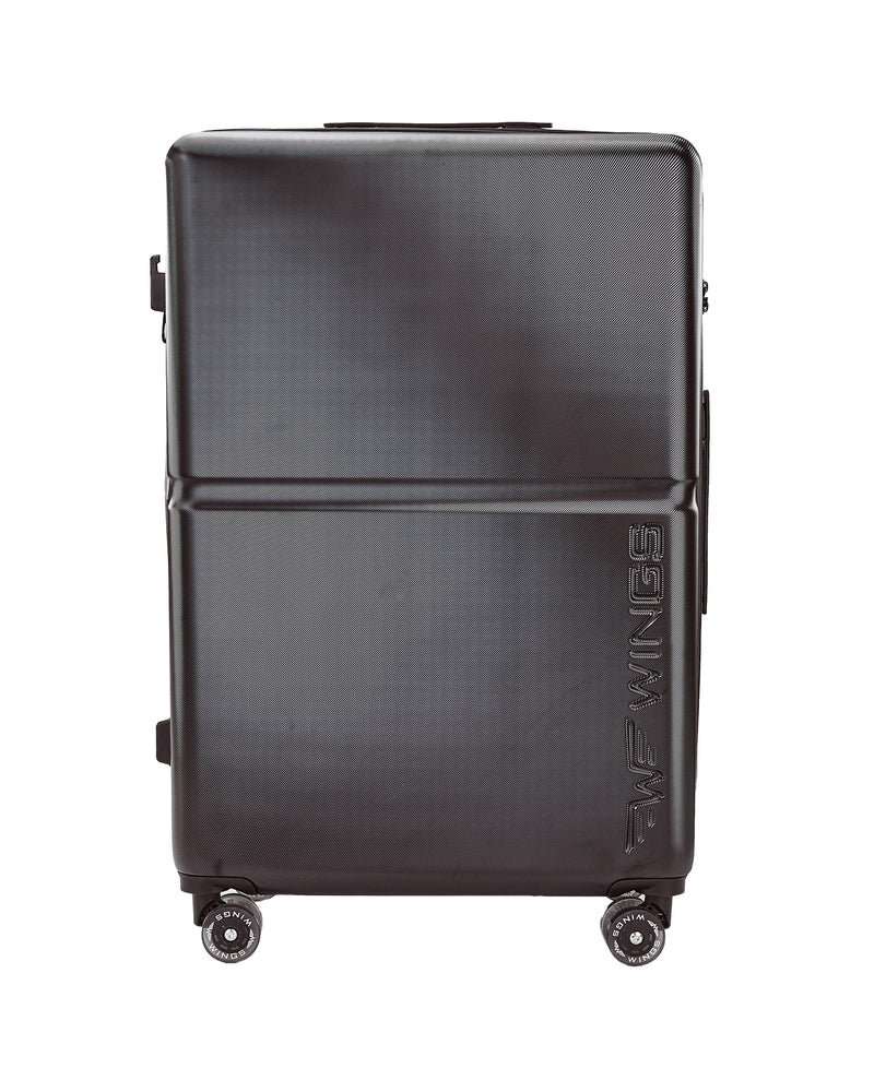 3-osaline Wings PC MAGPIE BLACK kohvrite komplekt, kummirattad
