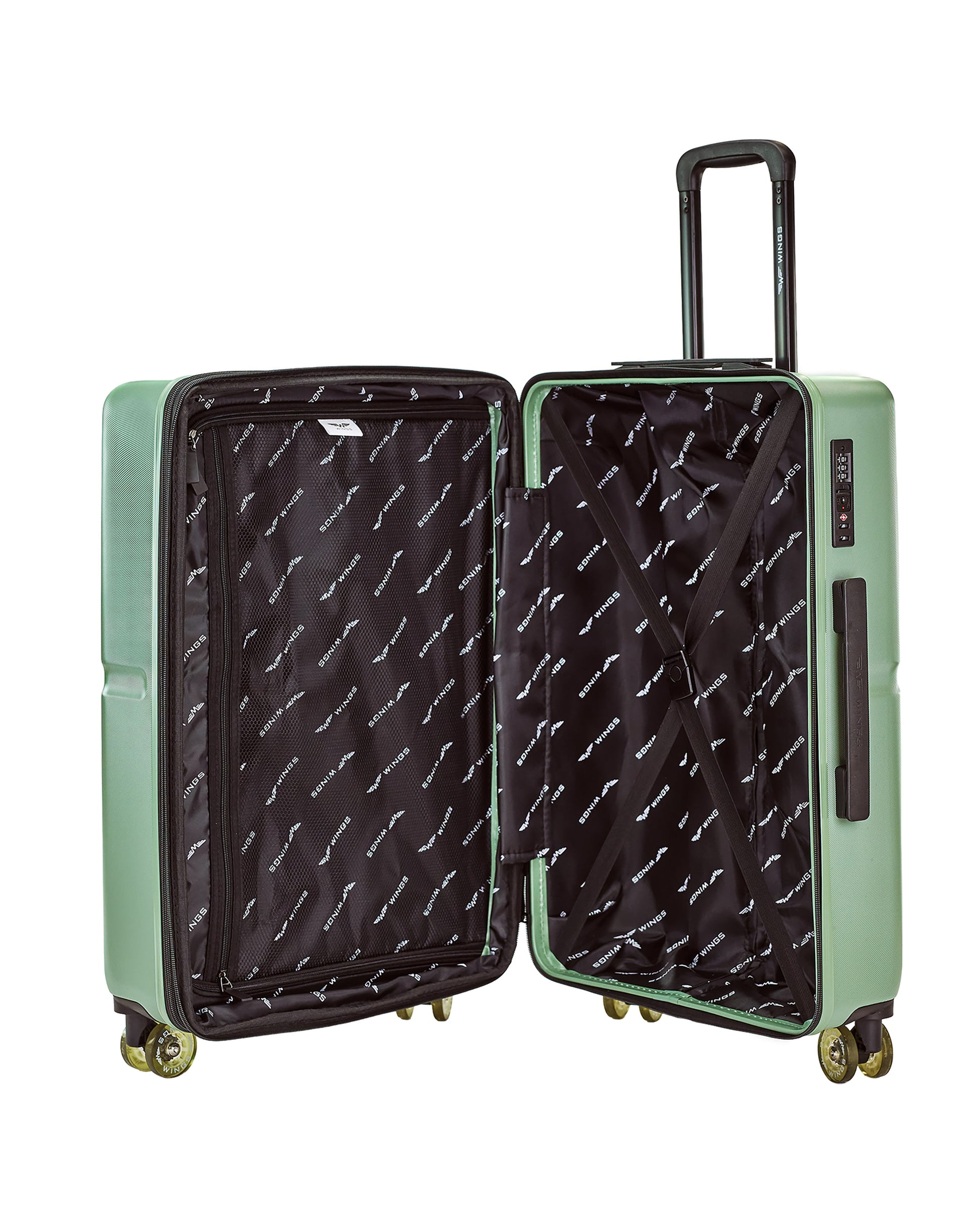 Vidutinis lagaminas WINGS MAGPIE 24" ARMY GREEN