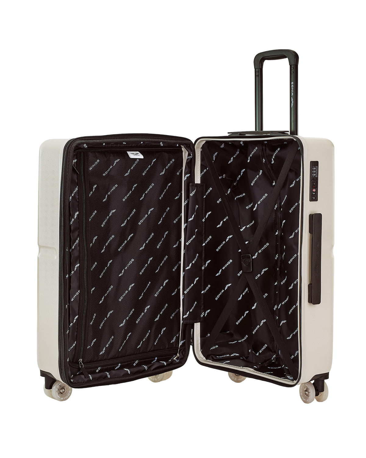 Vidēja izmēra WINGS MAGPIE koferis 24" BĒŠS