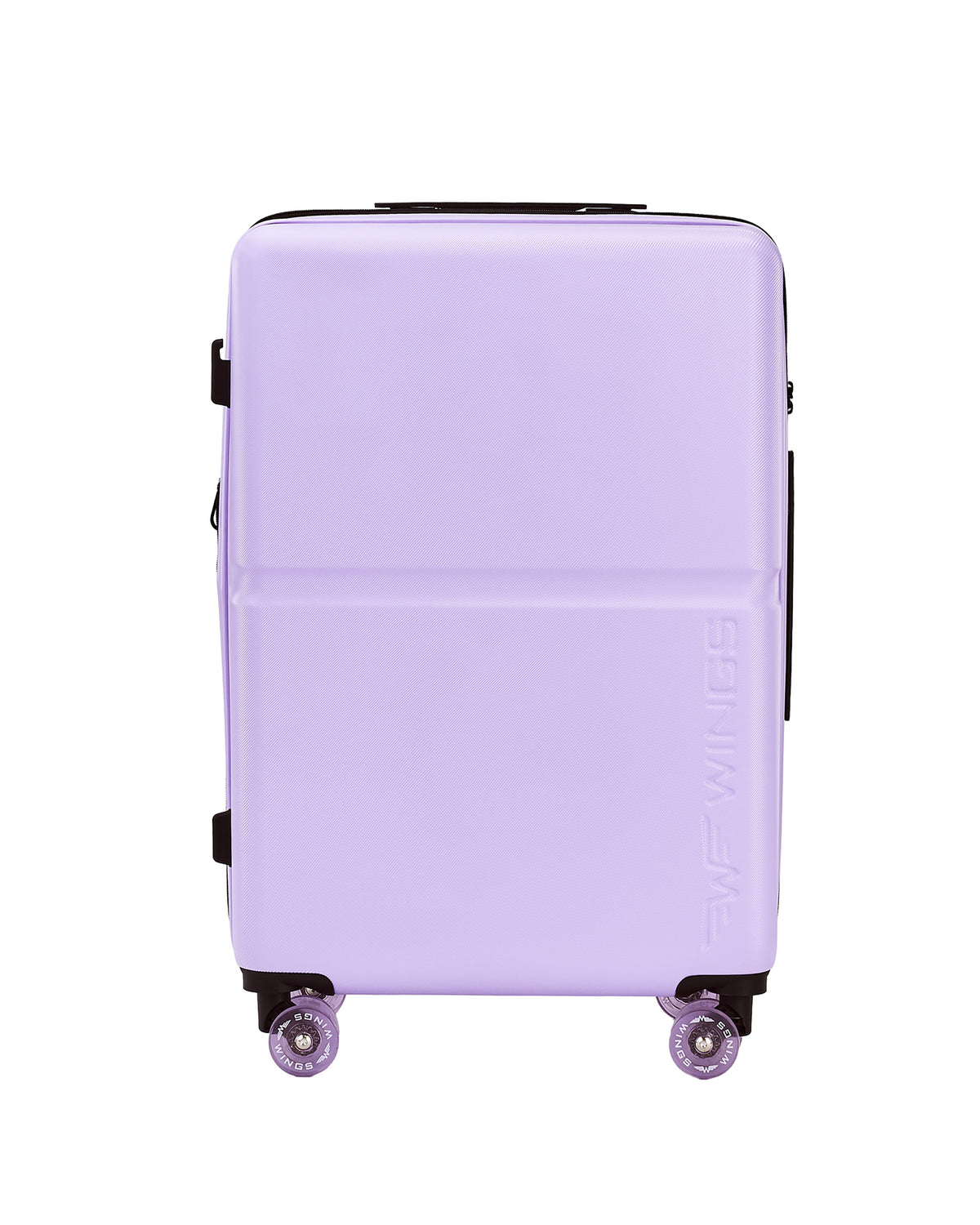 Vidutinis lagaminas WINGS MAGPIE 24" baltos ir violetinės spalvos