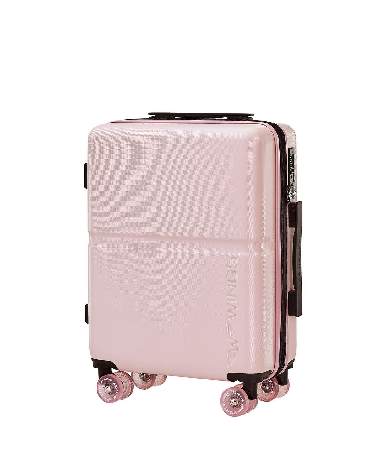 Valiză de cabină WINGS MAGPIE 20" AURIU ROZ