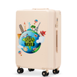 Valiză medie Wings ABS+ 24" Customized DIRTY WHITE TOURISM