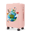 Valiză medie Wings ABS+ 24" Customized SOFT PINK TOURISM