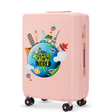 Valiză medie Wings ABS+ 24" Customized SOFT PINK TOURISM