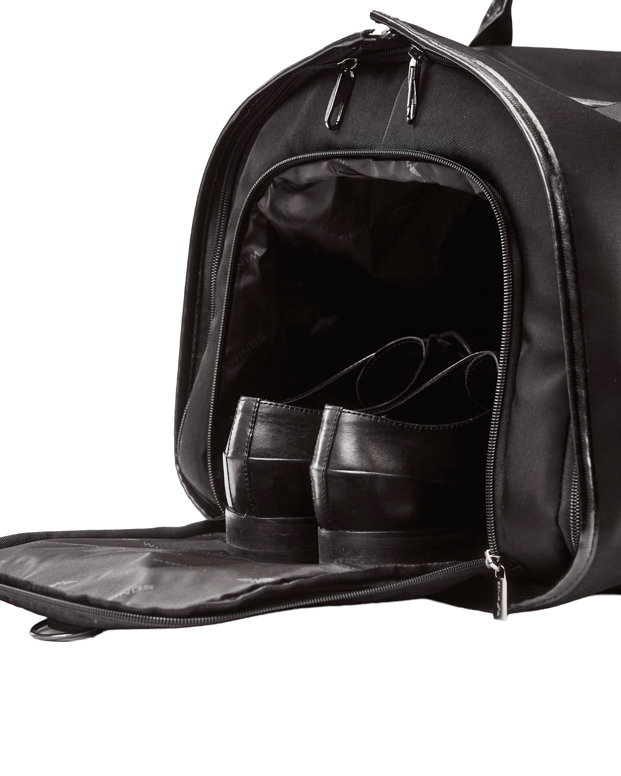 Elegantne 2-ühes ülikonnikott WINGS BLACK