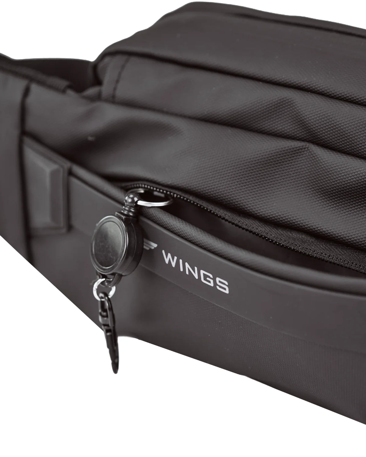 Cestovní bederní taška VIREO WINGS, funkční taštička s kapsou na láhev BLACK