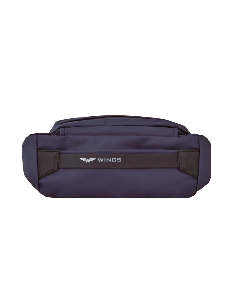 Reise-Hüfttasche VIREO WINGS, funktionale Hüfttasche mit Flaschenfach, BLUE
