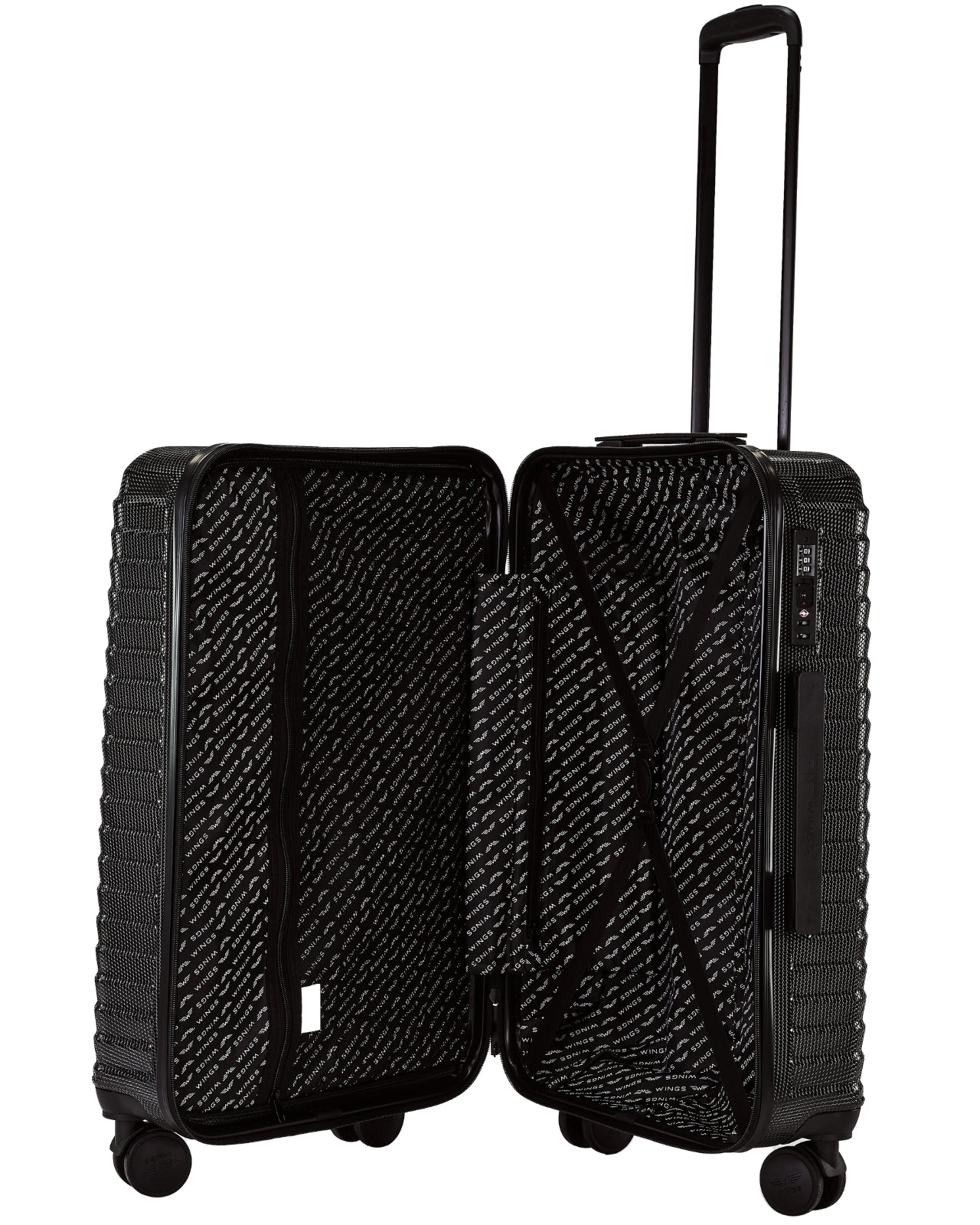 Куфар за ръчен багаж WINGS PC SEA EAGLE 2.0 20" BLACK