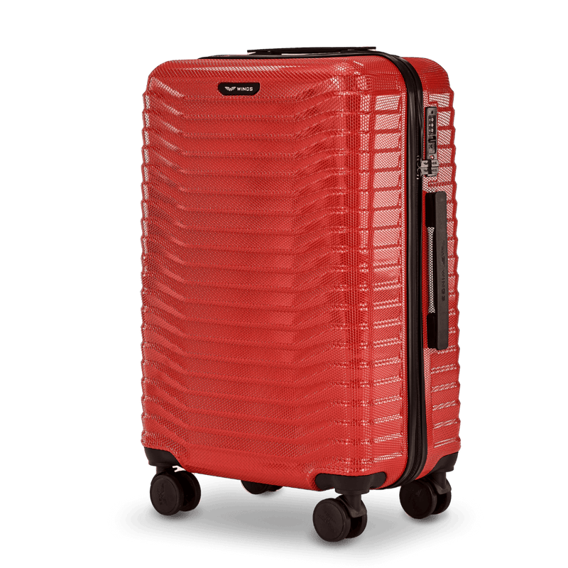 Vidutinio dydžio lagaminas WINGS PC SEA 2.0 EAGLE 24" RED