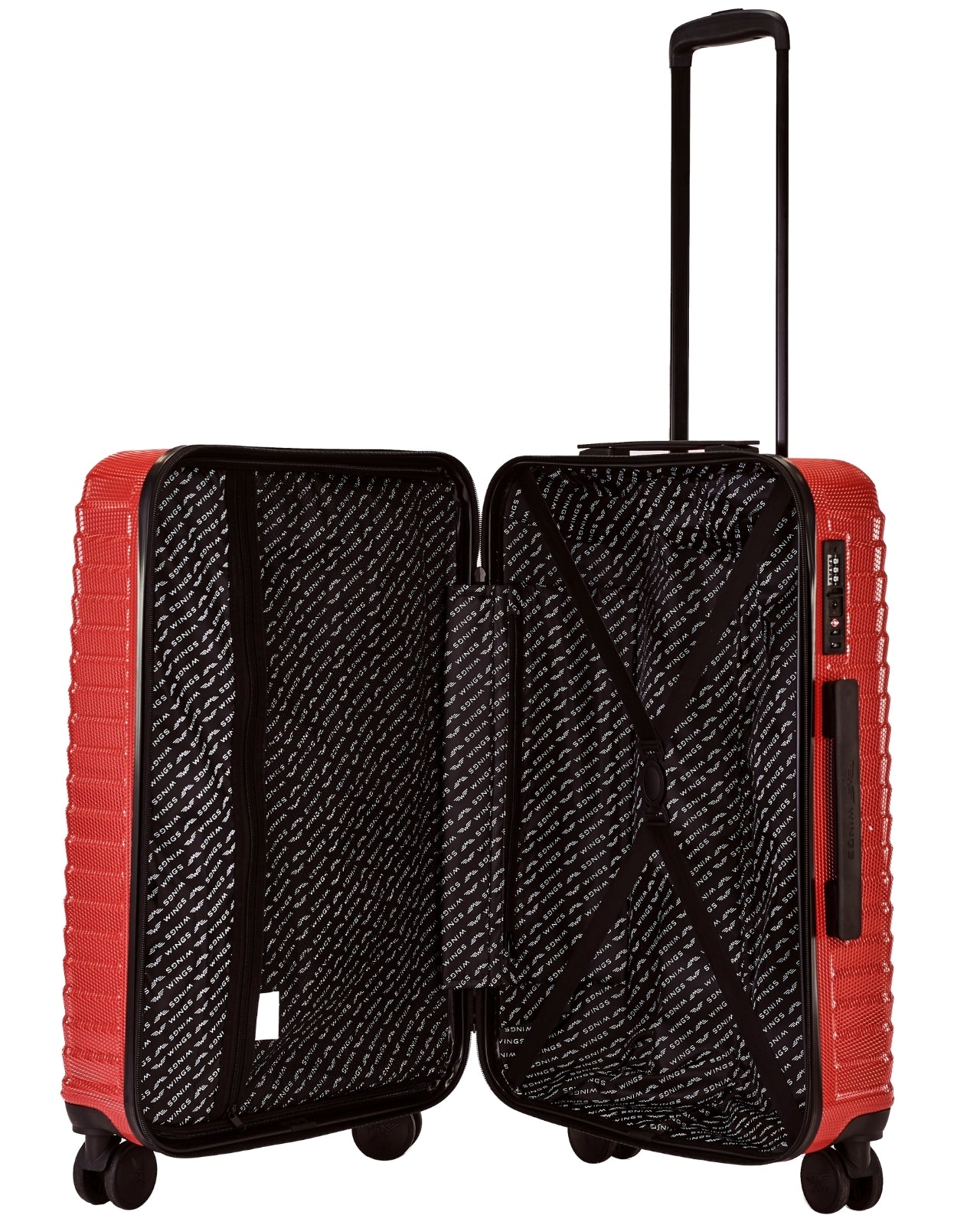 Куфар за ръчен багаж WINGS PC SEA EAGLE 2.0 20" RED