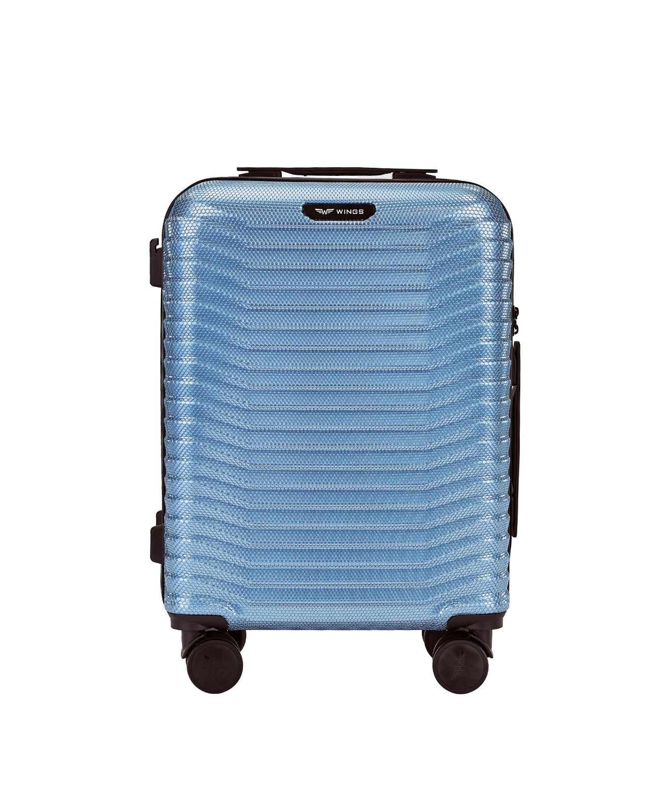 Куфар за ръчен багаж WINGS PC SEA EAGLE 2.0 20" SILVER BLUE