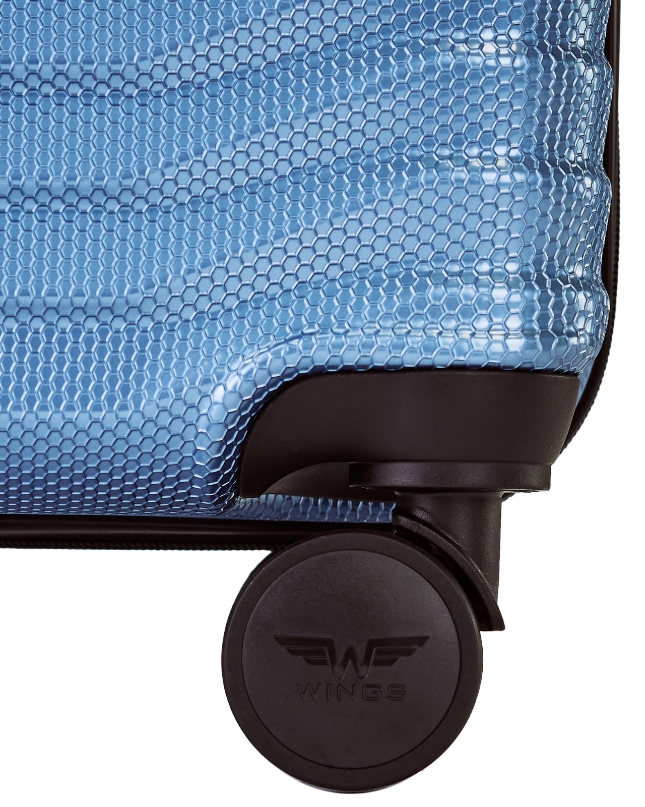 Куфар за ръчен багаж WINGS PC SEA EAGLE 2.0 20" SILVER BLUE