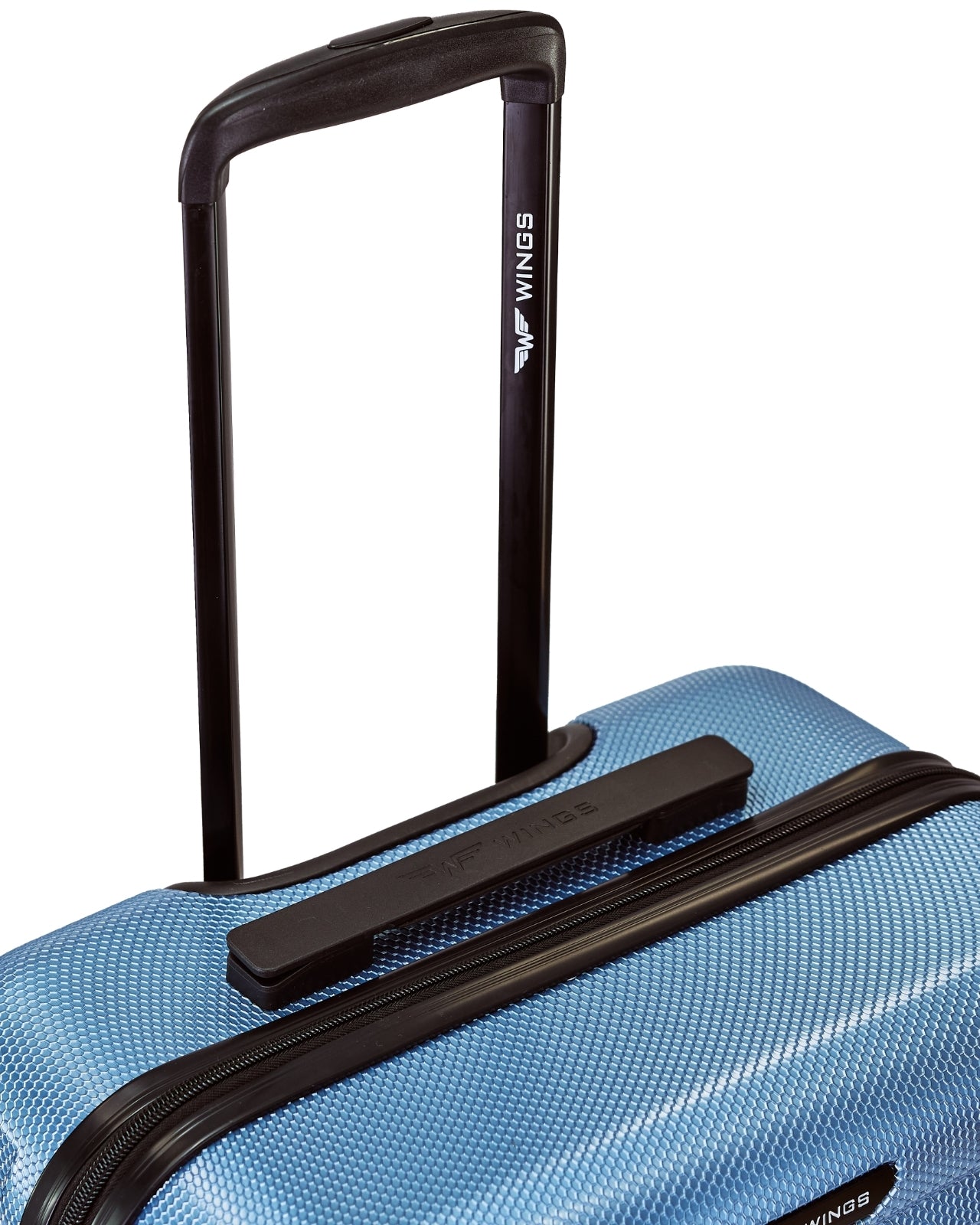Куфар за ръчен багаж WINGS PC SEA EAGLE 2.0 20" SILVER BLUE