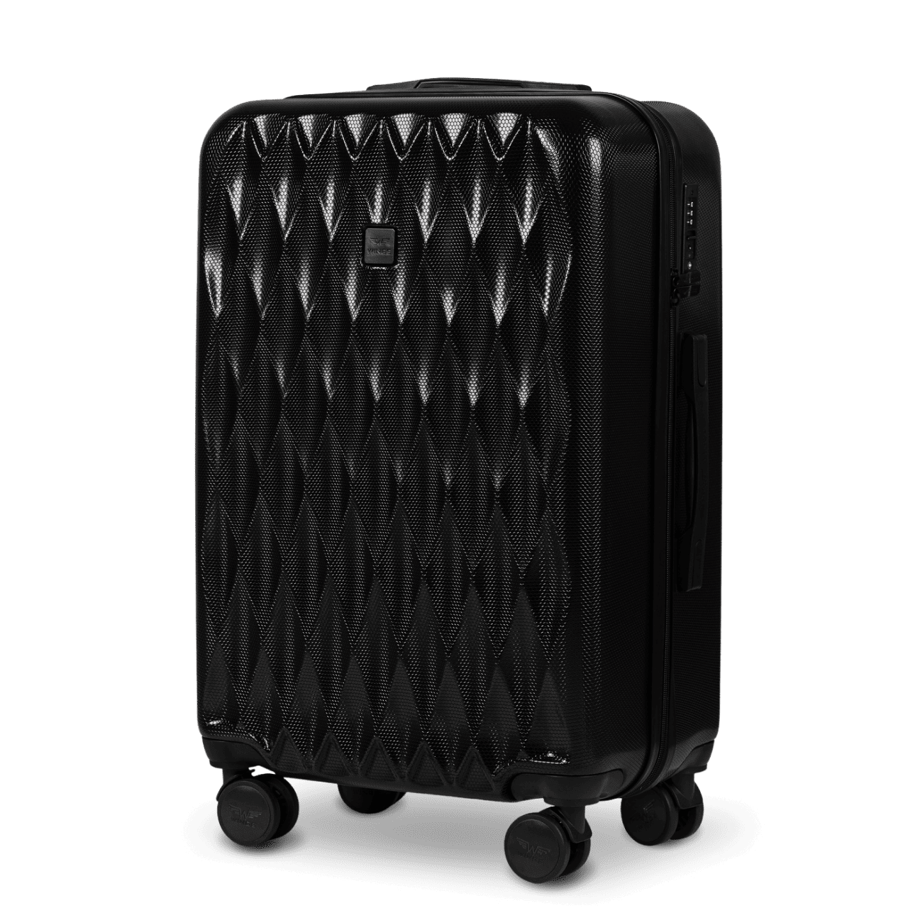 Stredne veľký kufor Wings PC Golden Eagle 24" čierny