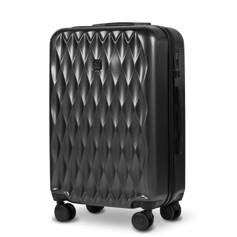 Stredne veľký kufor Wings PC Golden Eagle 24" tmavosivý