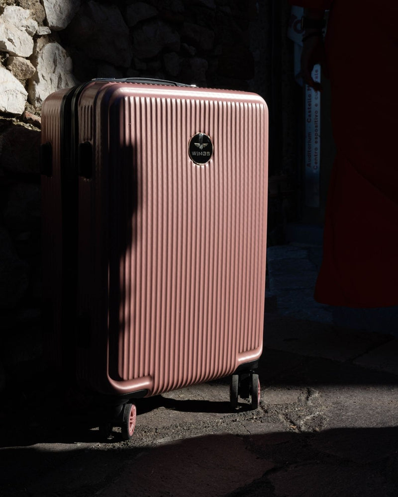 Kabinový kufr Wings PC African Eagle 20" RŮŽOVÁ