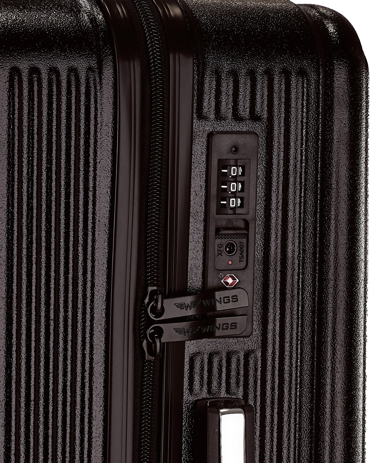 WINGS PC African Eagle 2.0 20" juoda rankinė lagaminas