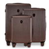 Set od 3 kofera Wings PC African Eagle 2.0 ČOKOLADNO SMEĐA