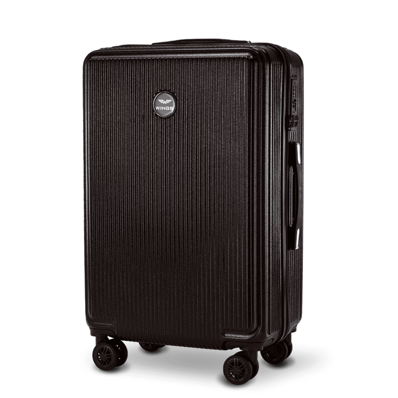 Medium suitcase Wings PC African Eagle 2.0 24" BLACK