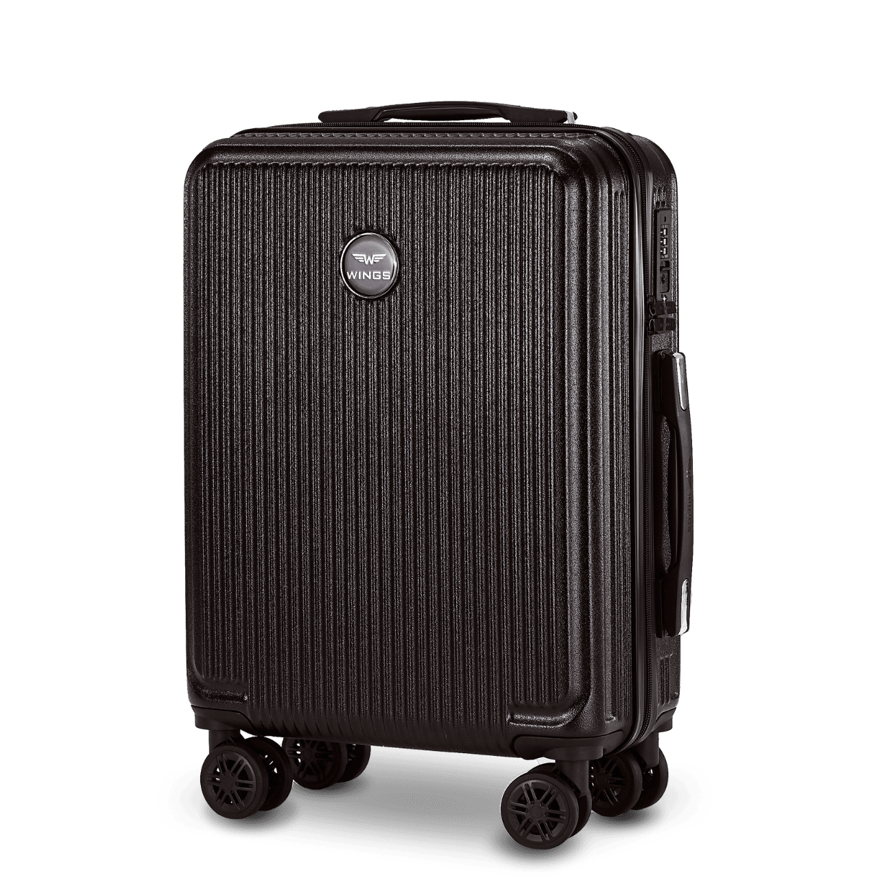 WINGS PC African Eagle 2.0 20" juoda rankinė lagaminas