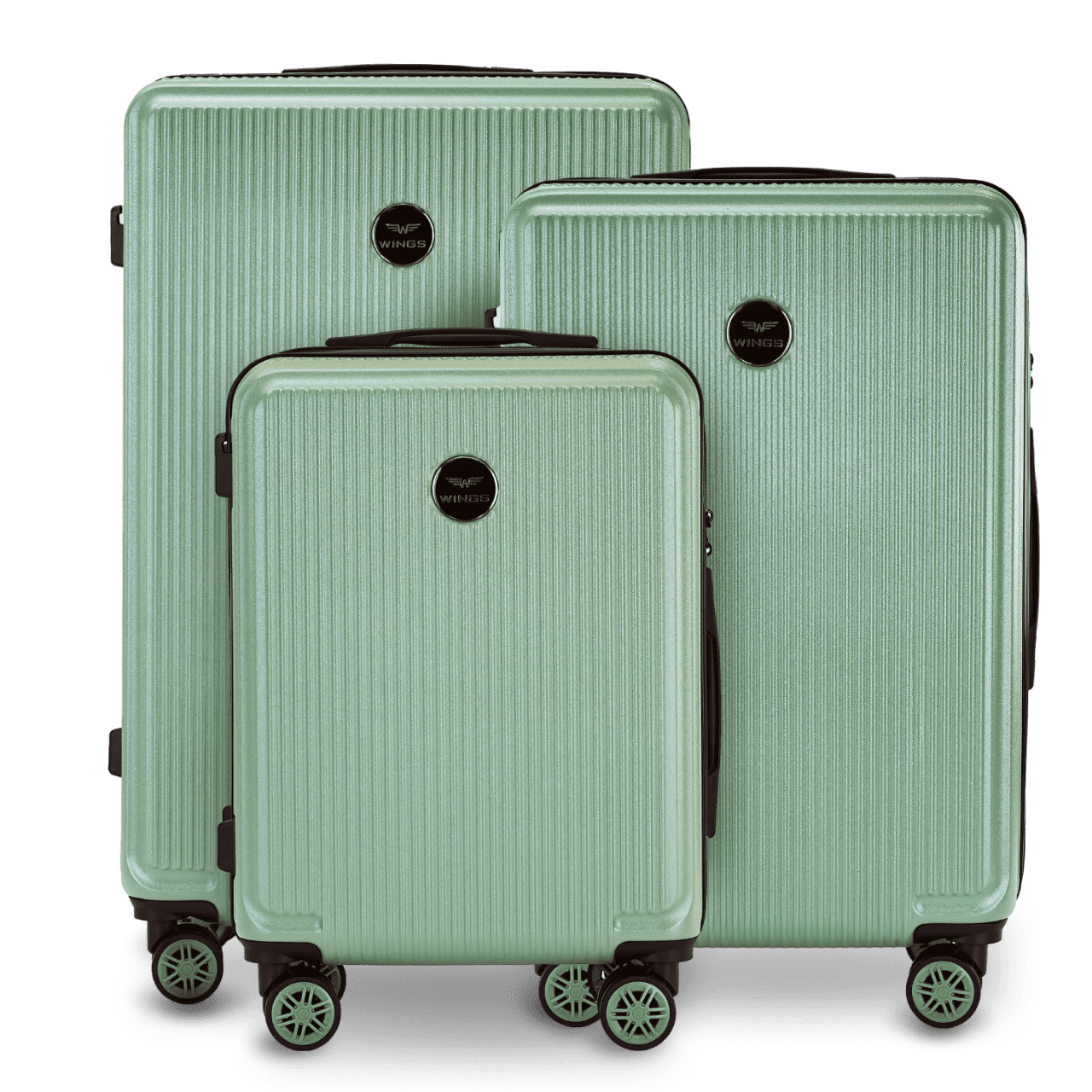 Set van 3 Wings PC African Eagle 2.0 ARMY GREEN koffers
