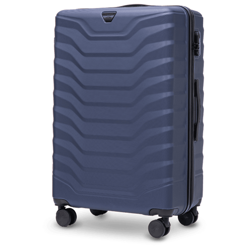 Large suitcase Wings PEAFOWL 28” BLUE