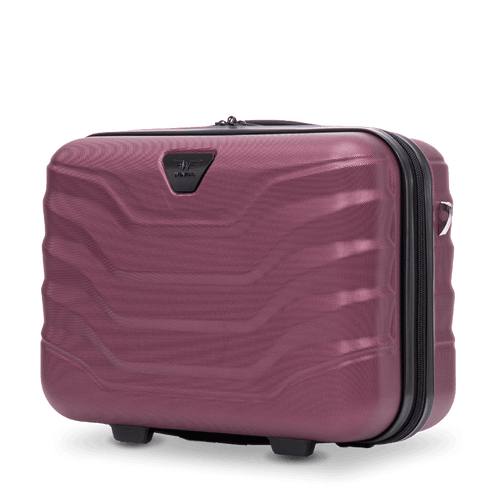 Beauty case Wings PEAFOWL 14” BURGUNDY