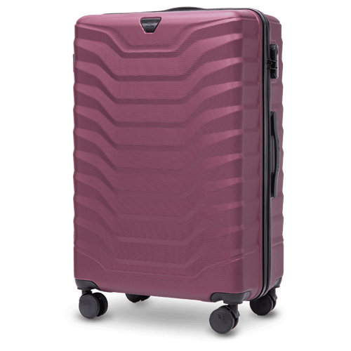 Large suitcase Wings PEAFOWL 28” BURGUNDY