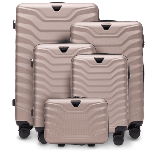 Set of 5 suitcases Wings PEAFOWL CHAMPAGNE