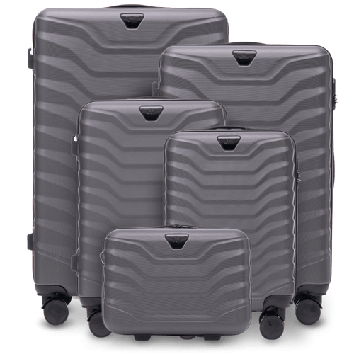 Set of 5 suitcases Wings PEAFOWL DARK GREY