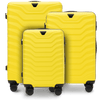 Set de 3 valize Wings PEAFOWL YELLOW