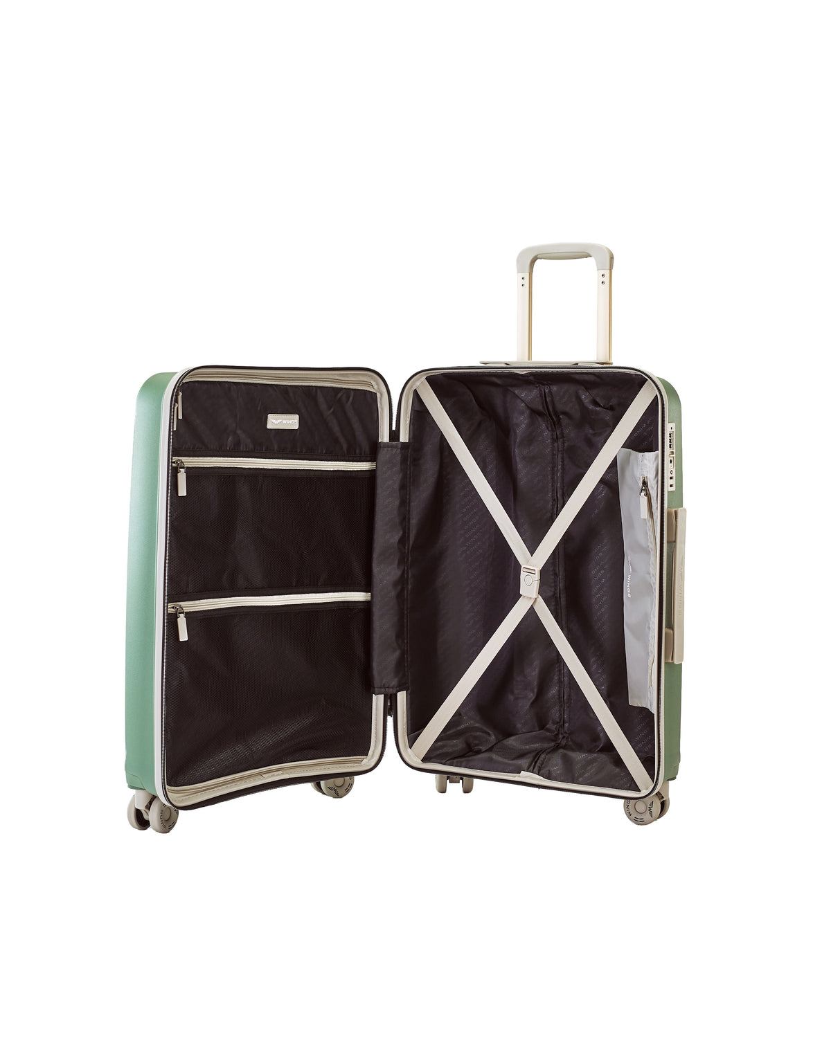 LARGE WINGS PUFFIN 28" SUITCASE ARMY GREEN