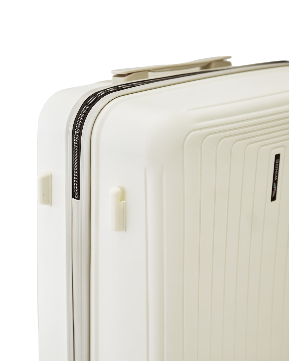 LARGE WINGS PUFFIN 28" SUITCASE OFF WHITE + BEIGE