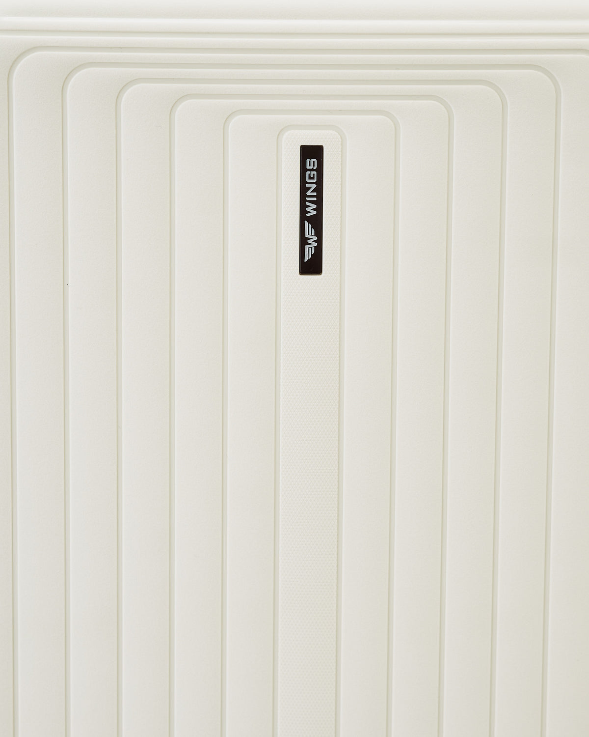 LARGE WINGS PUFFIN 28" SUITCASE OFF WHITE + BROWN