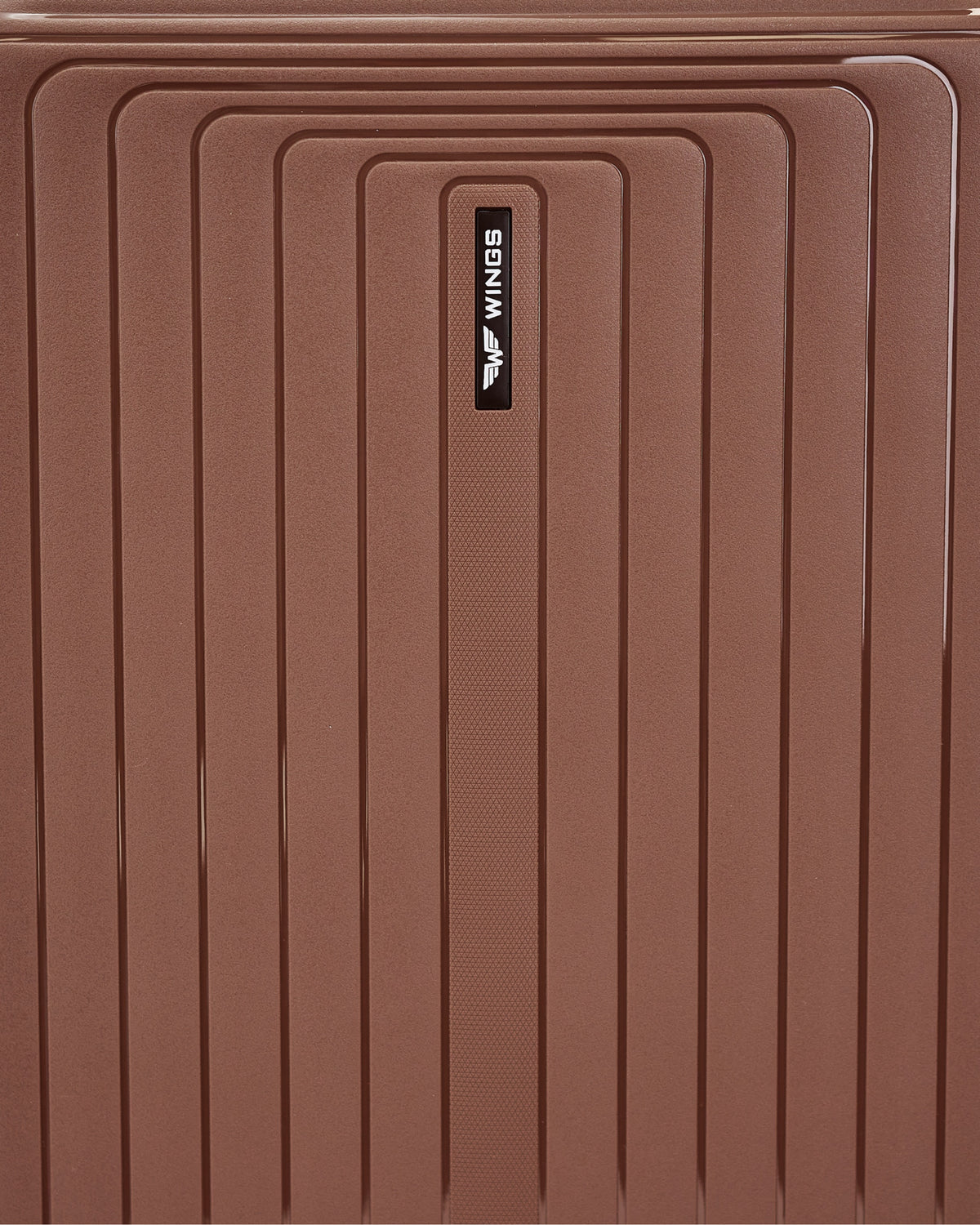 LARGE WINGS PUFFIN 28" SUITCASE CHOCOLATE BROWN