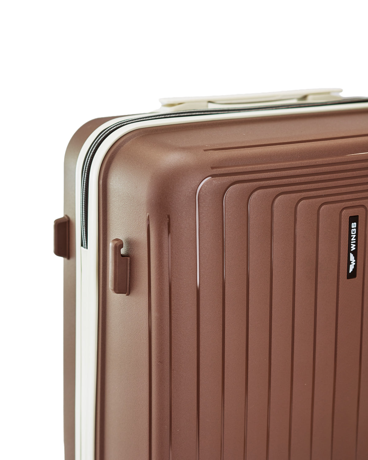 LARGE WINGS PUFFIN 28" SUITCASE CHOCOLATE BROWN