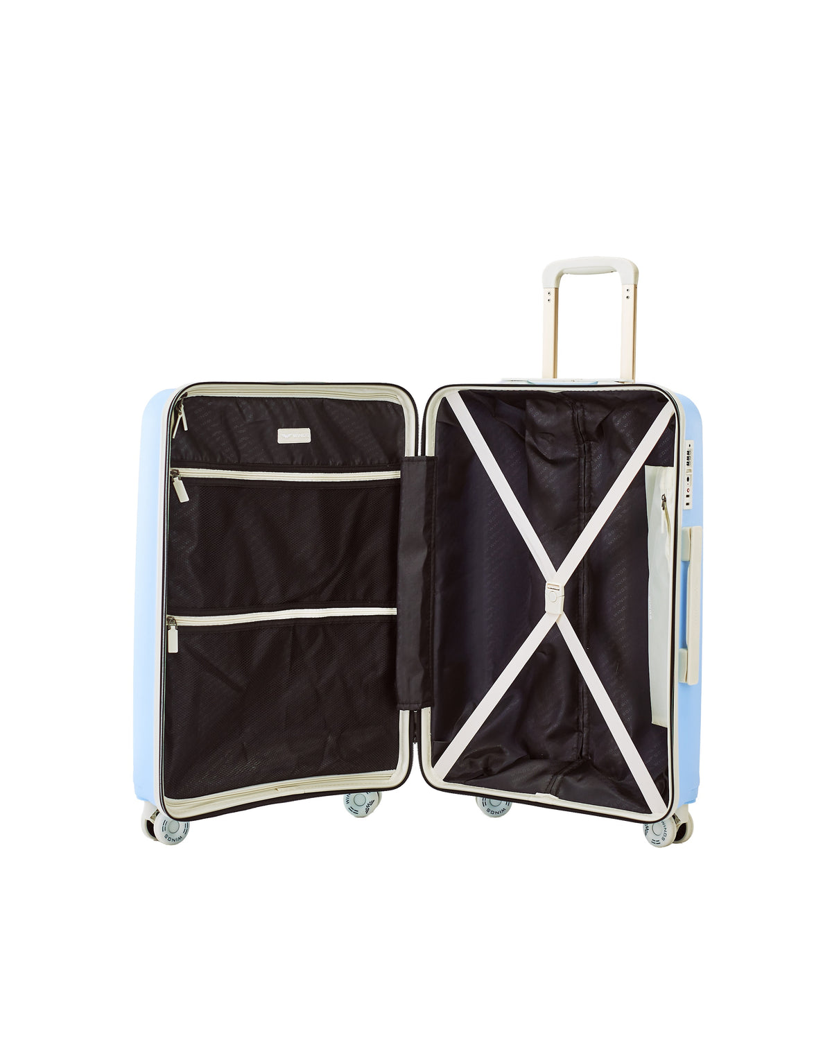 LARGE WINGS PUFFIN 28" SUITCASE LIGHT BLUE