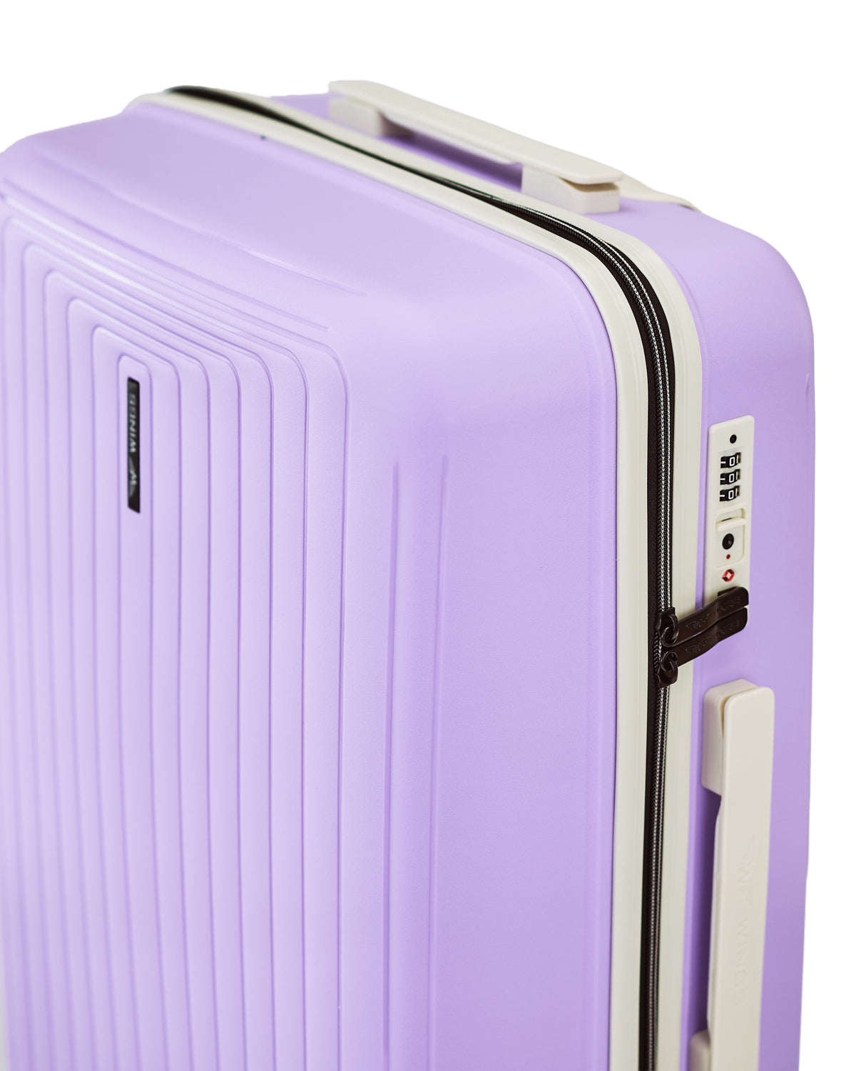 WINGS PUFFIN 20" WHITE PURPLE CABIN SUITCASE