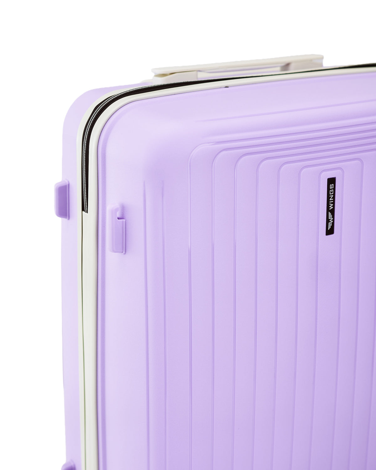 WINGS PUFFIN 20" WHITE PURPLE CABIN SUITCASE
