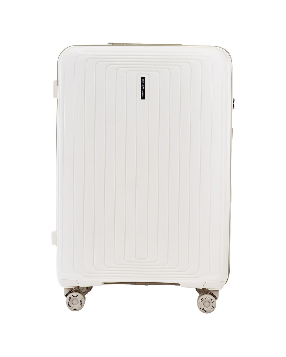 LARGE WINGS PUFFIN 28" SUITCASE OFF WHITE + BEIGE